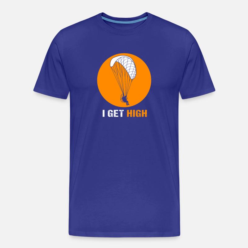 Gleitschirm Gleitschirmflieger Paragliding - Männer Premium Bio T-Shirt - Königsblau
