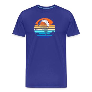Paragliding Skydive - Männer Premium Bio T-Shirt - Königsblau - Vorne - Damien (186cm)