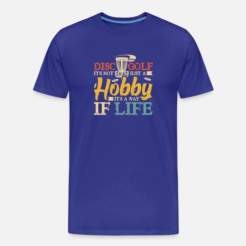 Disc Golf Geschenke Discgolf - Männer Premium Bio T-Shirt - Königsblau