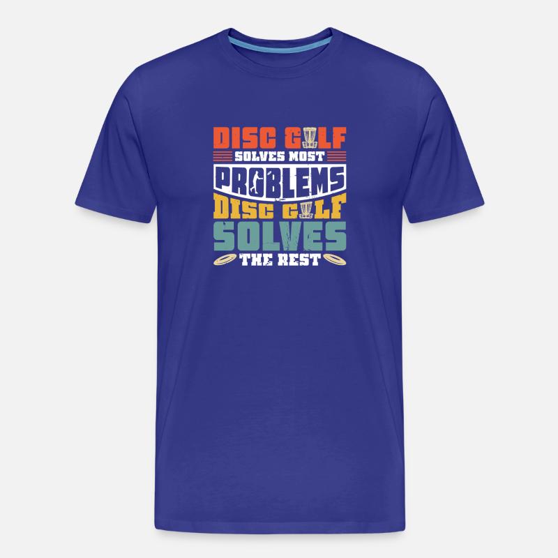 Disc Golf Geschenke Discgolf - Männer Premium Bio T-Shirt - Königsblau