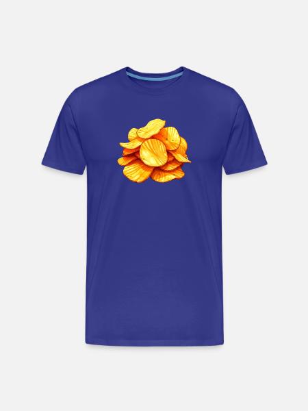 chips - Men's Premium Organic T-Shirt - royal blue