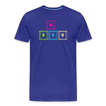 Zocken Computerspieler Zocker Gaming Gamer - Männer Premium Bio T-Shirt - Königsblau - Vorne - Damien (186cm)