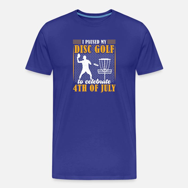 Disc Golf Geschenke Discgolf - Männer Premium Bio T-Shirt - Königsblau