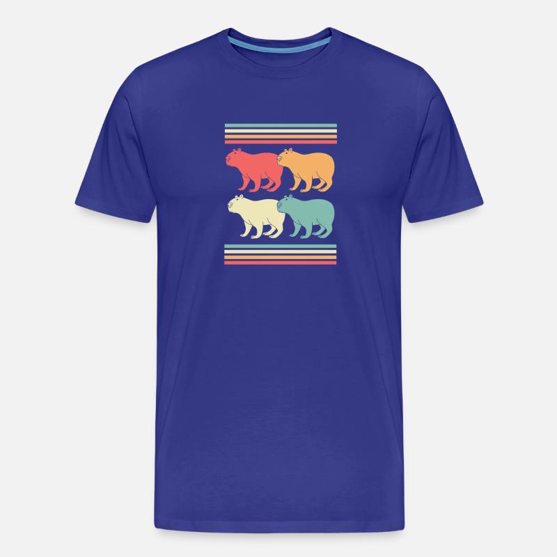 Capibara Capybara - Miesten premium luomu-t-paita - kuninkaansininen