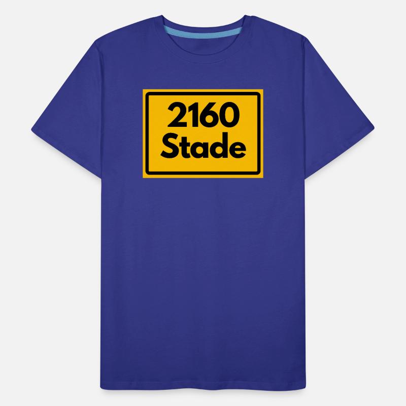ANCIEN CODE POSTAL RÉTRO 2160 STADE HANSEHAFEN T-shirt bio Premium Homme