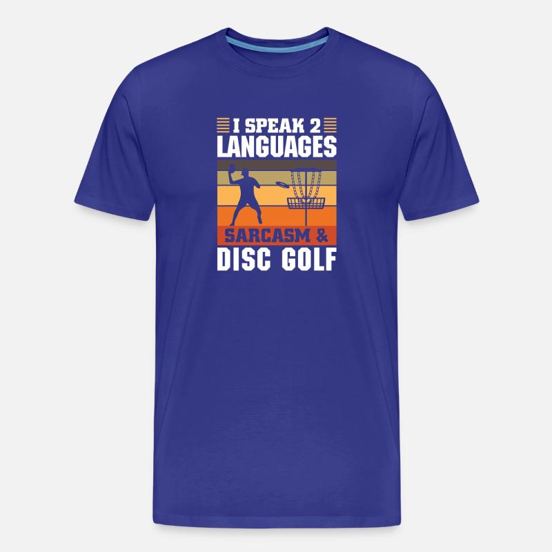 Disc Golf Geschenke Discgolf - Männer Premium Bio T-Shirt - Königsblau