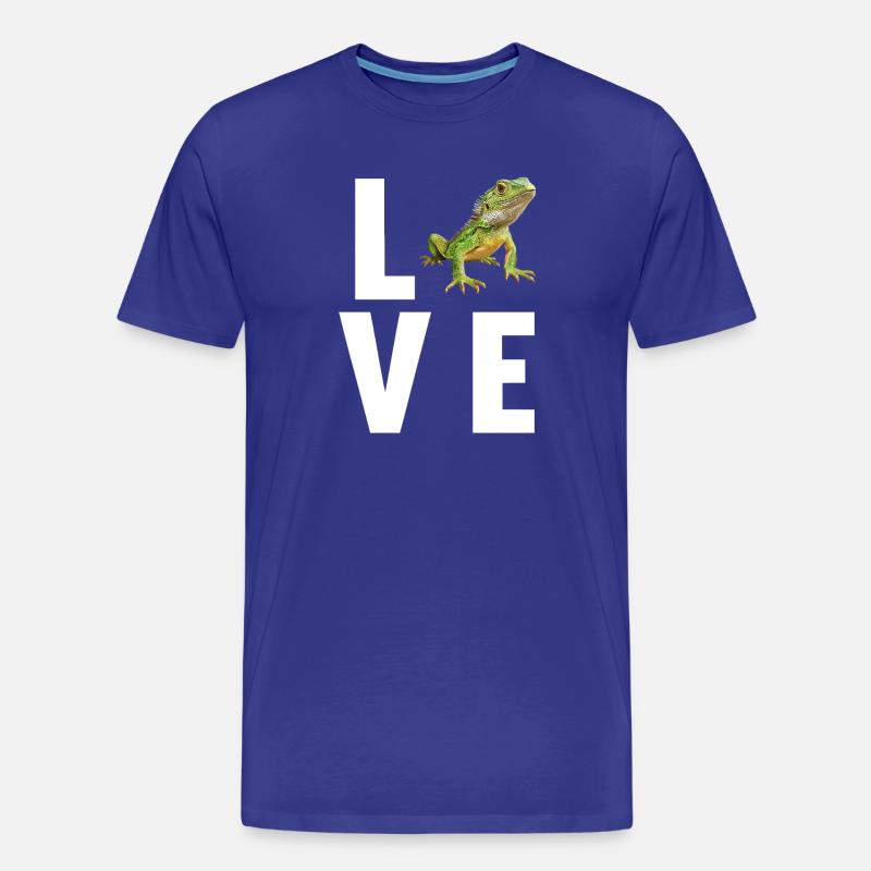 Eidechsen Eidechse - Männer Premium Bio T-Shirt - Königsblau