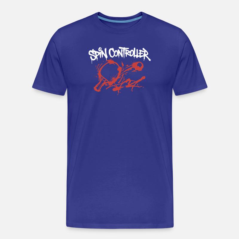 Spin Controller Graffiti - Männer Premium Bio T-Shirt - Königsblau