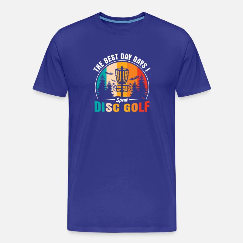 Disc Golf Geschenke Discgolf - Männer Premium Bio T-Shirt - Königsblau