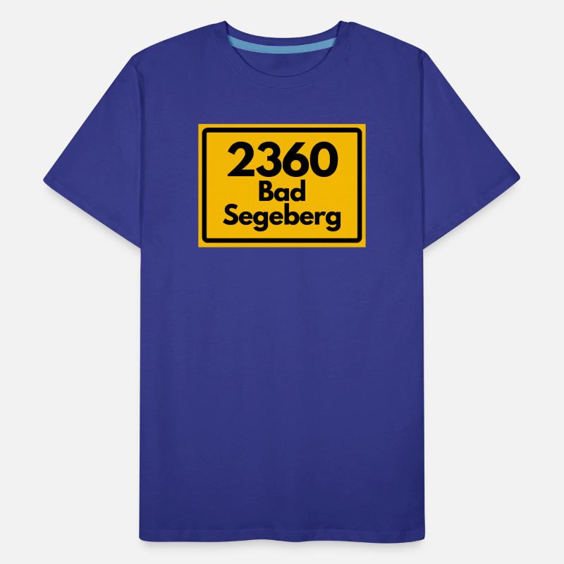 OLD POSTCODE POSTCODE RETRO 2360 BAD SEGEBERG Men's Premium Organic T-Shirt