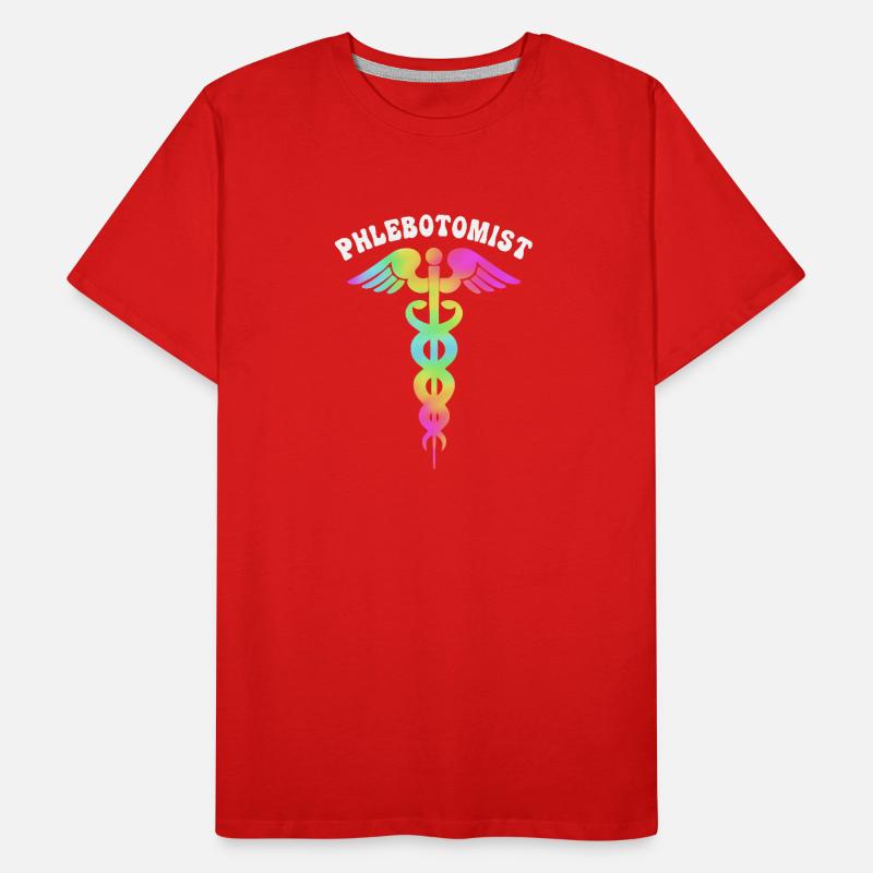 Blutspende Blut Blutspender Männer Premium Bio T-Shirt