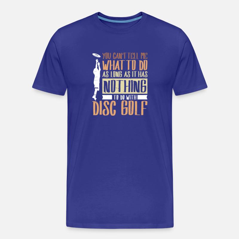 Disc Golf Geschenke Discgolf - Männer Premium Bio T-Shirt - Königsblau