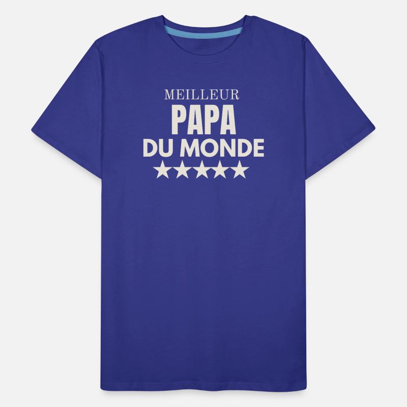Bester Vater der Welt Männer Premium Bio T-Shirt