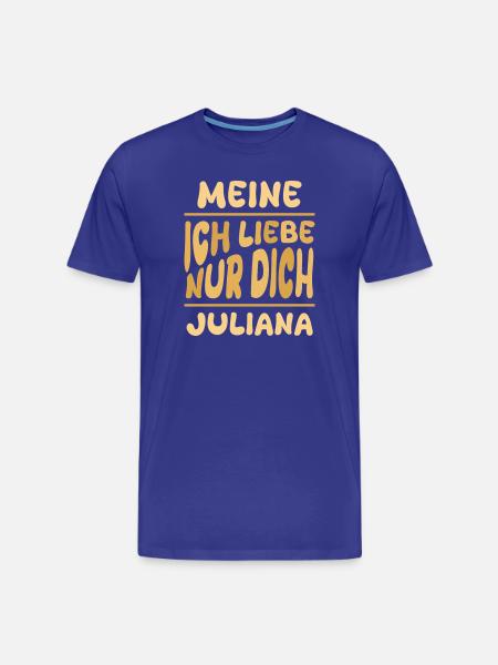 Gift for Juliana - Men's Premium Organic T-Shirt - royal blue