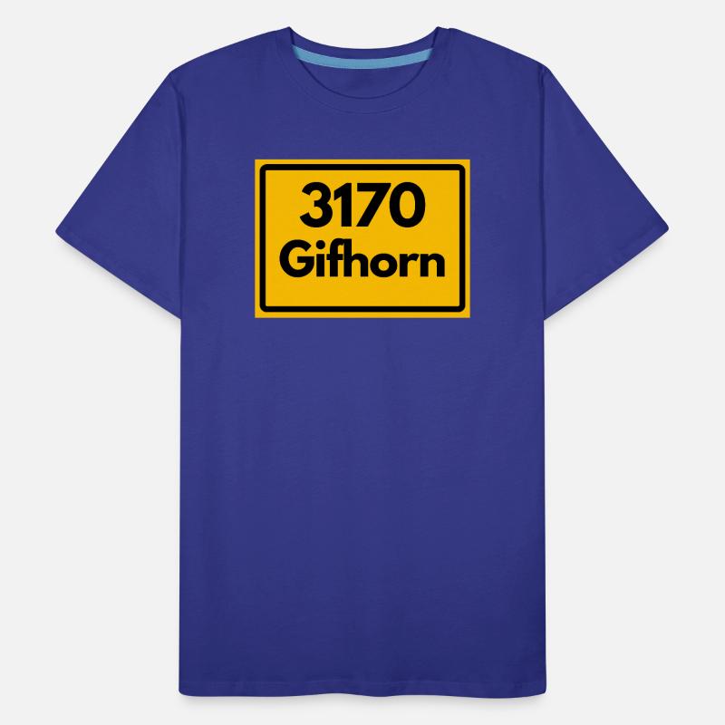 OLD POSTCODE POSTCODE RETRO 3170 GIFHORN – MÜHLEN Men's Premium Organic T-Shirt