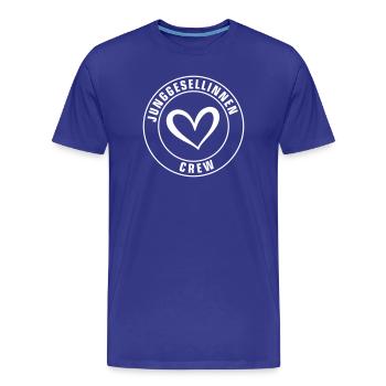 Junggesellinnenabschied Crew - Männer Premium Bio T-Shirt - Königsblau - Vorne - Damien (186cm)