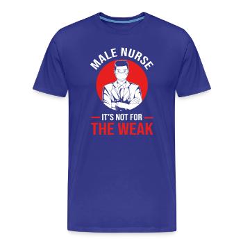 Don infirmier de l’hôpital des infirmières - T-shirt bio Premium Homme - bleu roi - Devant - Damien (186cm)