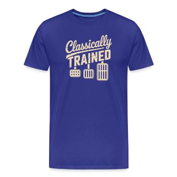 Classically Trained Auto Schaltgetriebe - Männer Premium Bio T-Shirt - Königsblau - Vorne - Damien (186cm)