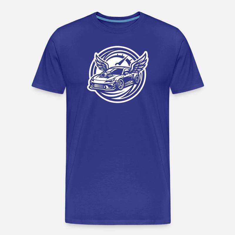 Auto Tuning Tacho - Männer Premium Bio T-Shirt - Königsblau