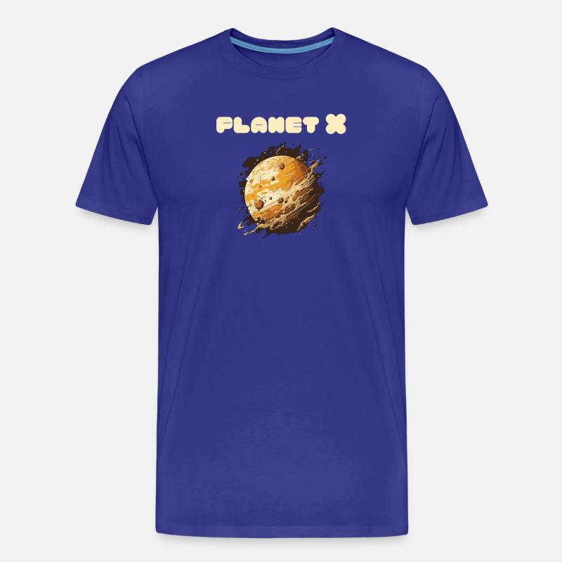 Planet X Planet 9 - Männer Premium Bio T-Shirt - Königsblau