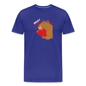 Kickboxer Thai boxing Muay thai Kickboxing - Männer Premium Bio T-Shirt - Königsblau - Vorne - Damien (186cm)