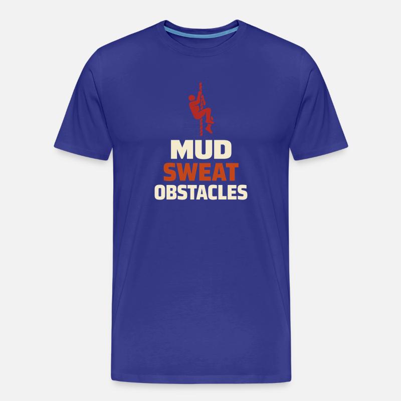 Parcours d’obstacles Course d’obstacles OCR - T-shirt bio Premium Homme - bleu roi
