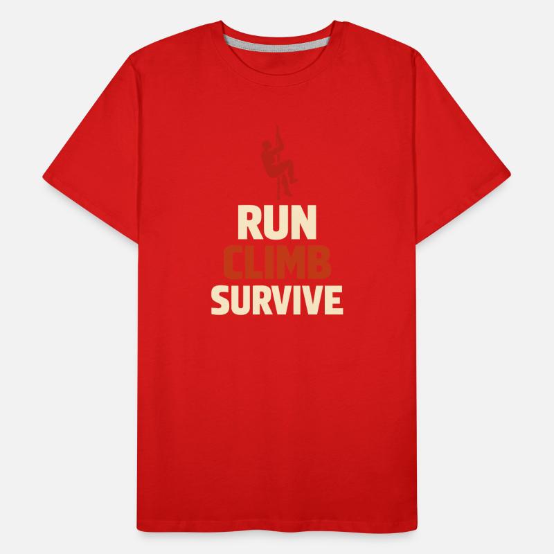 Parcours d’obstacles Course d’obstacles OCR T-shirt bio Premium Homme
