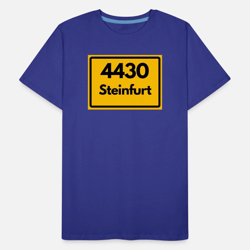 OLD POSTCODE POSTCODE RETRO 4430 STEINFURT – NRW Men's Premium Organic T-Shirt