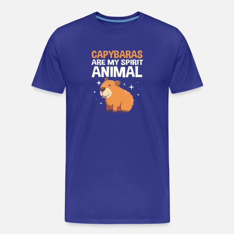 Capybara Capibara - Männer Premium Bio T-Shirt - Königsblau