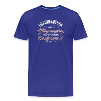 Ergotherapeutin Ergo Praxis Team Ergotherapie - Männer Premium Bio T-Shirt - Königsblau - Vorne - Damien (186cm)