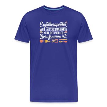 Ergotherapeutin Ergo Praxis Team Ergotherapie - Männer Premium Bio T-Shirt - Königsblau - Vorne - Damien (186cm)