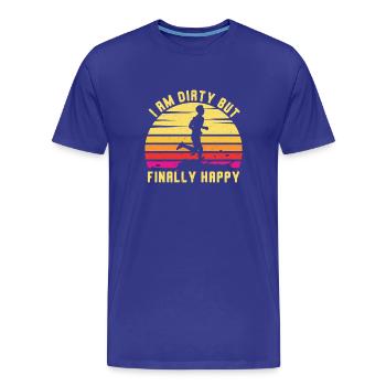 Funny XC Running Runner Gifts Unique Edition - Männer Premium Bio T-Shirt - Königsblau - Vorne - Damien (186cm)
