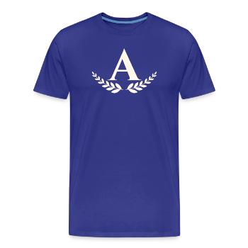 A - T-shirt bio Premium Homme - bleu roi - Devant - Damien (186cm)