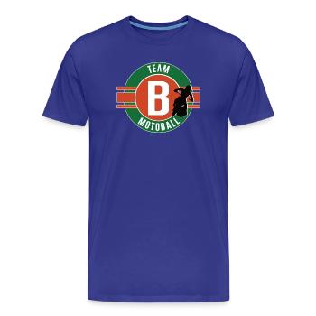 Motoball Team B Team Player Game - Men's Premium Organic T-Shirt - royal blue - Front - Damien (186cm)