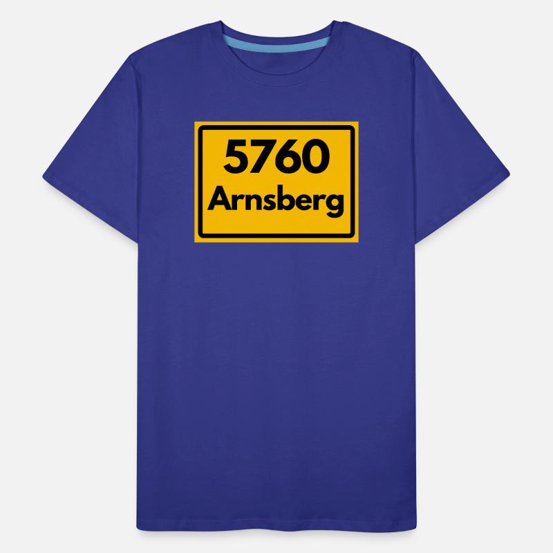 OLD POSTCODE POSTCODE RETRO 5760 ARNSBERG Men's Premium Organic T-Shirt
