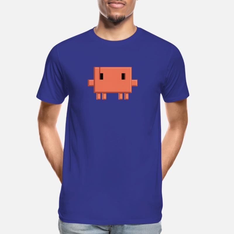 Claude Code Pixel AI Mascot Dev Sticker T-shirt bio Premium Homme