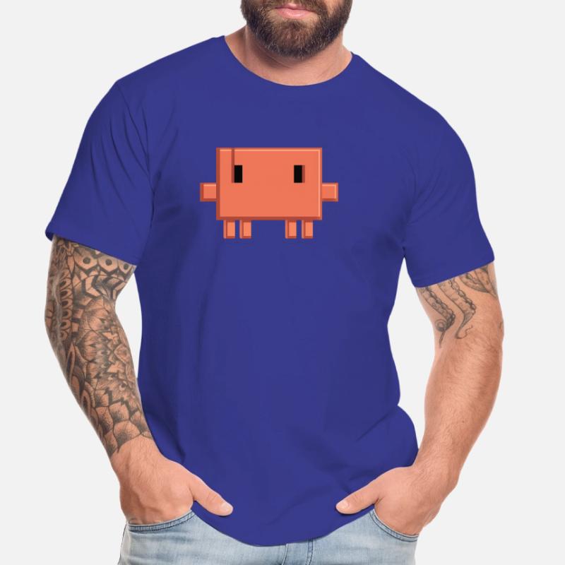 Claude Code Pixel AI Mascot Dev Sticker T-shirt bio Premium Homme