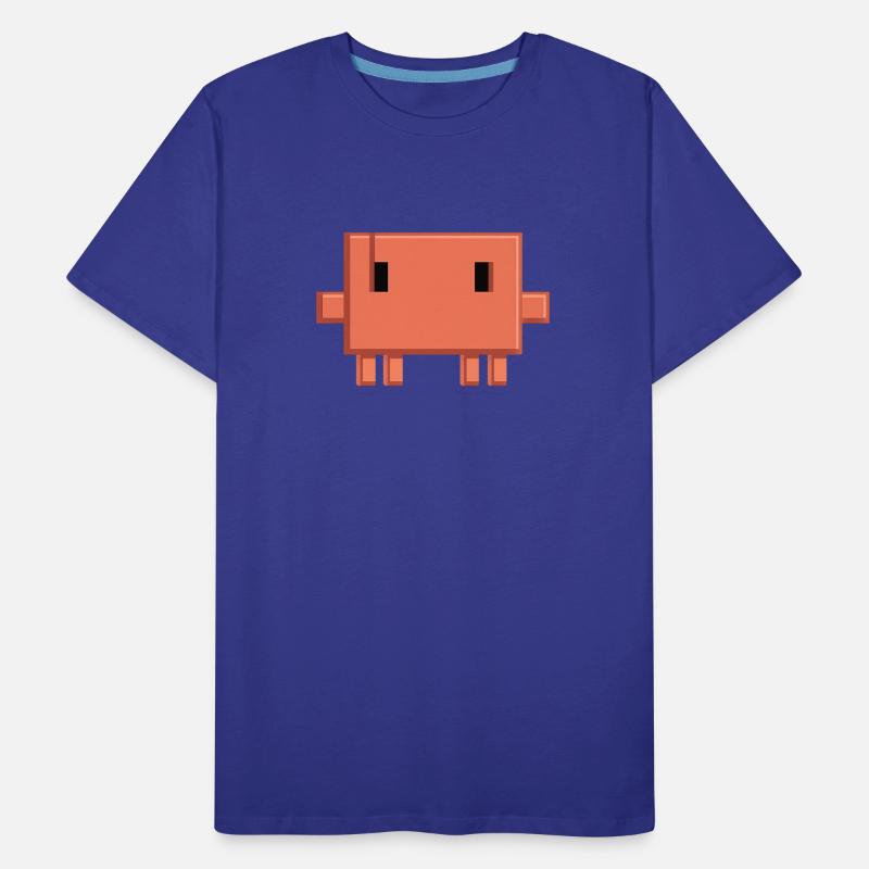 Claude Code Pixel AI Mascot Dev Sticker T-shirt bio Premium Homme