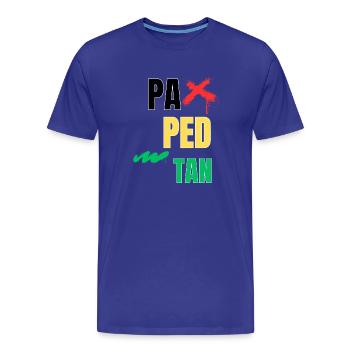 pa_ped_tan - T-shirt bio Premium Homme - bleu roi - Devant - Damien (186cm)