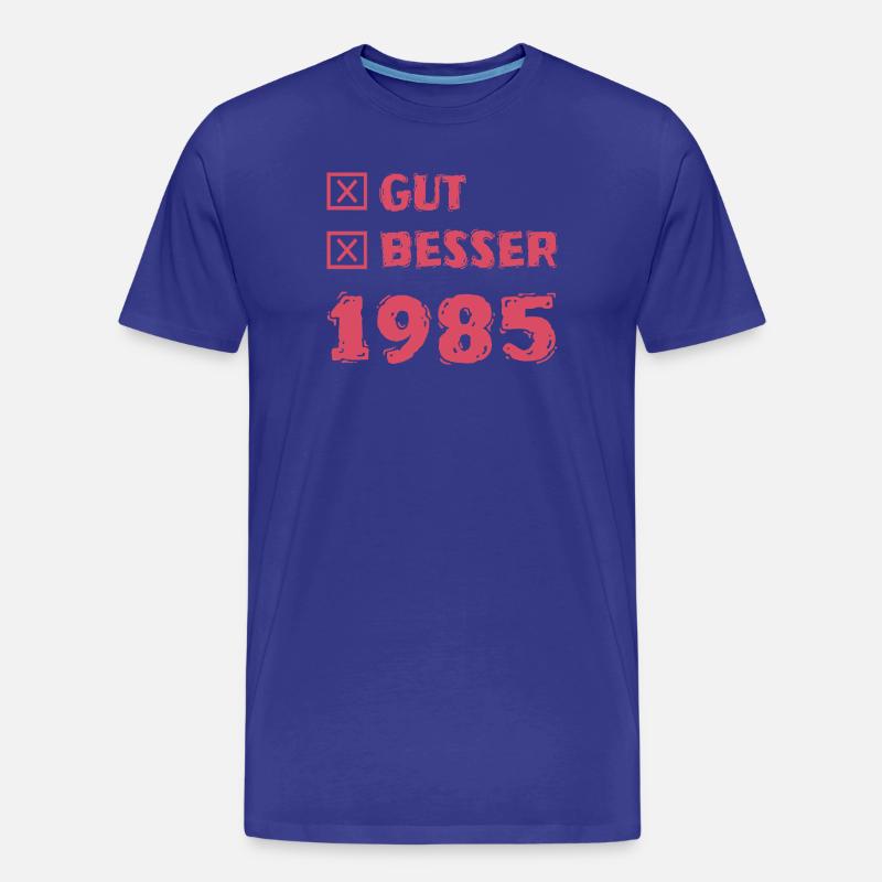 Besser 1985 - Männer Premium Bio T-Shirt - Königsblau