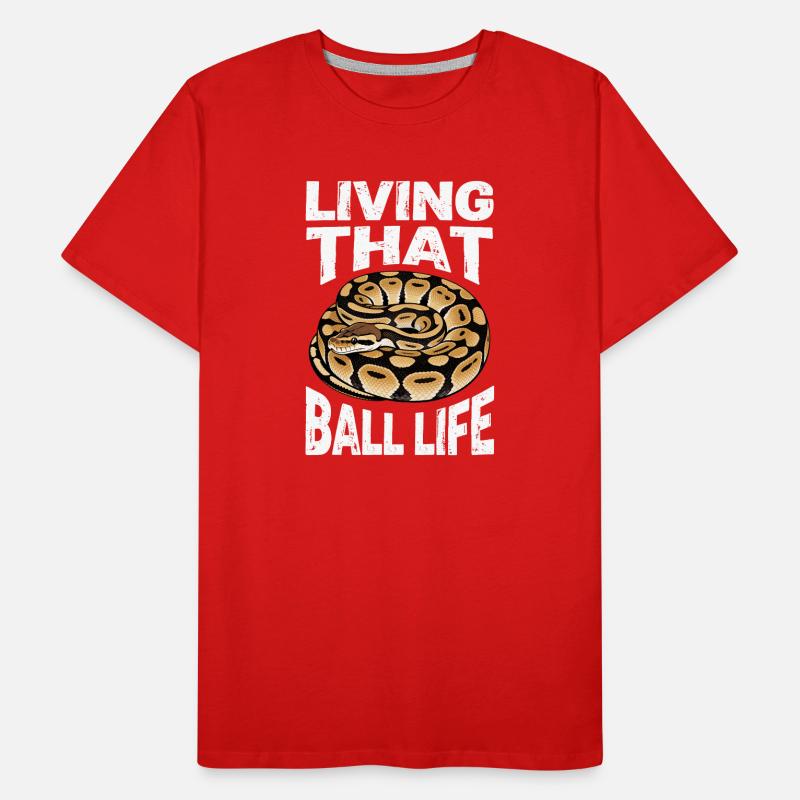 King Python Snakes Lover Terrarium Python Men's Premium Organic T-Shirt