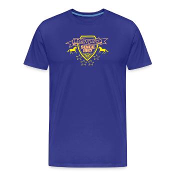 1967 - Männer Premium Bio T-Shirt - Königsblau - Vorne - Damien (186cm)