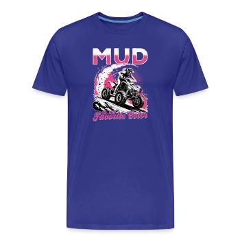 Quad ATV Femme Fille Quad Quad - T-shirt bio Premium Homme - bleu roi - Devant - Damien (186cm)