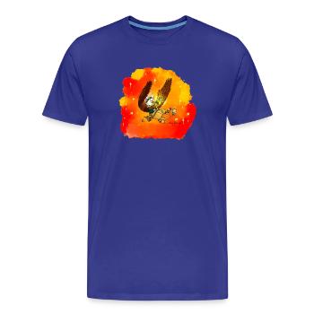 Stern-Sucher Greif - Männer Premium Bio T-Shirt - Königsblau - Vorne - Damien (186cm)
