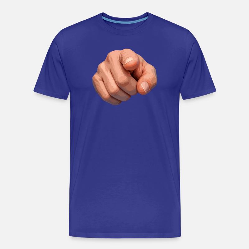 Dotting Clue Illustration - Männer Premium Bio T-Shirt - Königsblau
