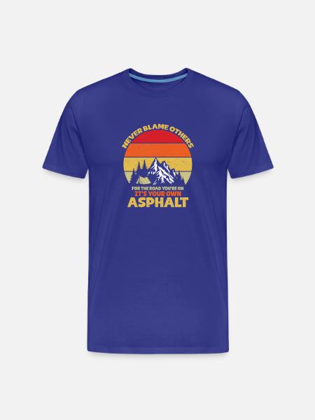 Camping Scouts Bergwanderung Waldcamper - Männer Premium Bio T-Shirt - Königsblau
