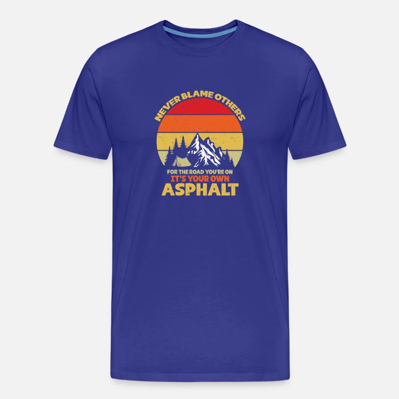 Camping Scouts Bergwanderung Waldcamper - Männer Premium Bio T-Shirt - Königsblau