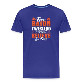 Danseuse de l’école de danse Vortex Dance - T-shirt bio Premium Homme - bleu roi - Devant - Damien (186cm)