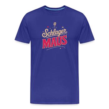 Schlager Maus Party Crew JGA Frauen Schlagermaus - Men's Premium Organic T-Shirt - royal blue - Front - Damien (186cm)