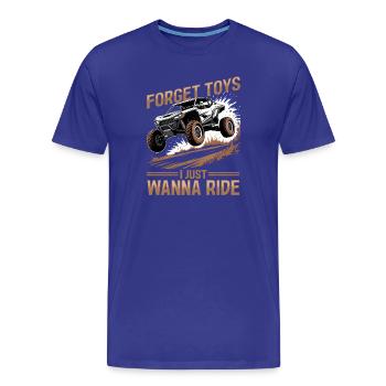 UTV Off Road Boy Men 4 Wheeler Side by side - Männer Premium Bio T-Shirt - Königsblau - Vorne - Damien (186cm)